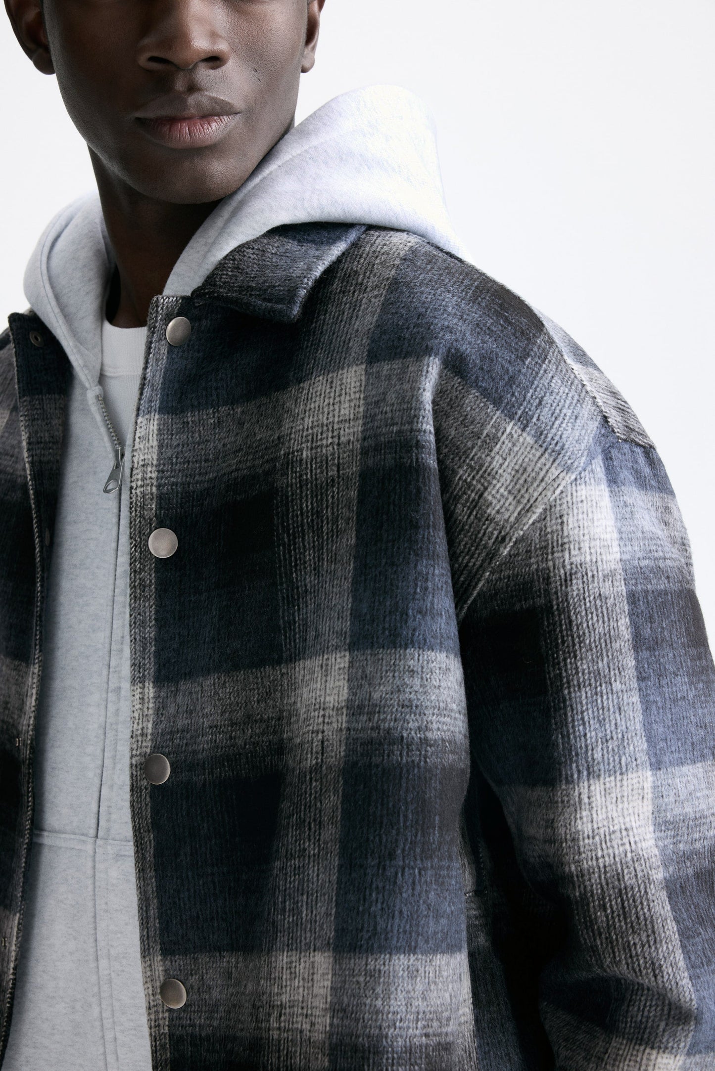 Men’s Plaid Overshirt Jacket | Stylish Casual Winter Wear