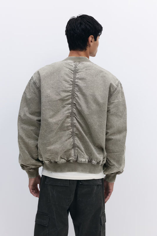 Washed bomber jacket
