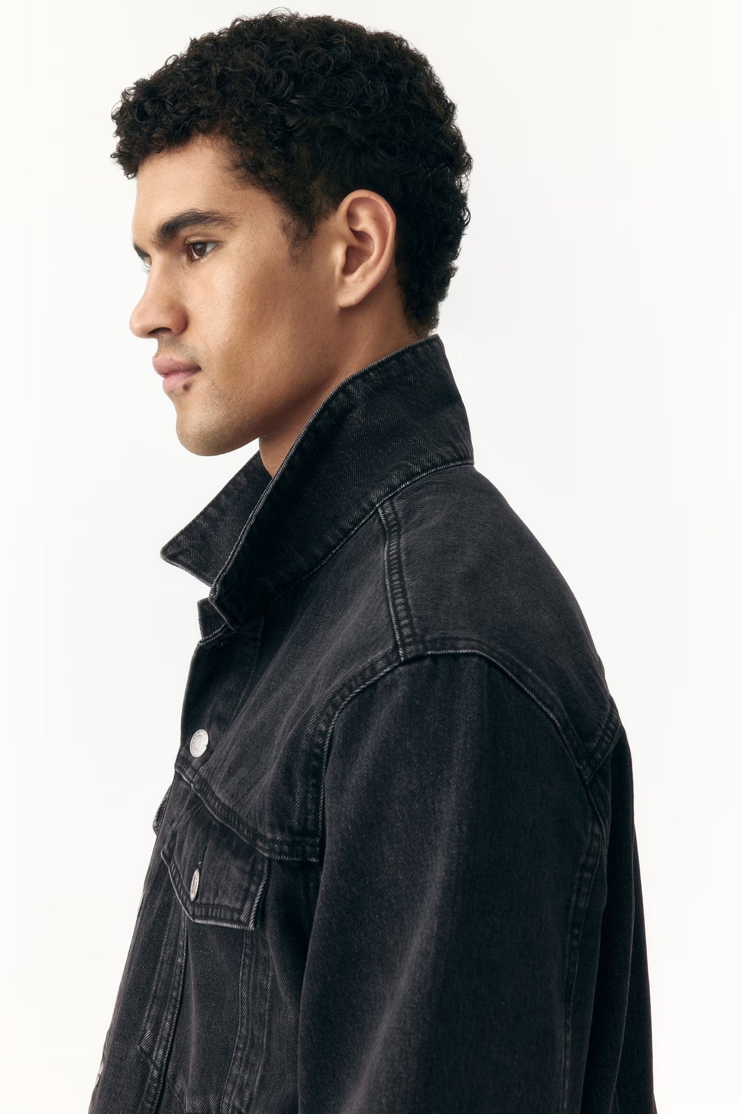 Denim trucker jacket