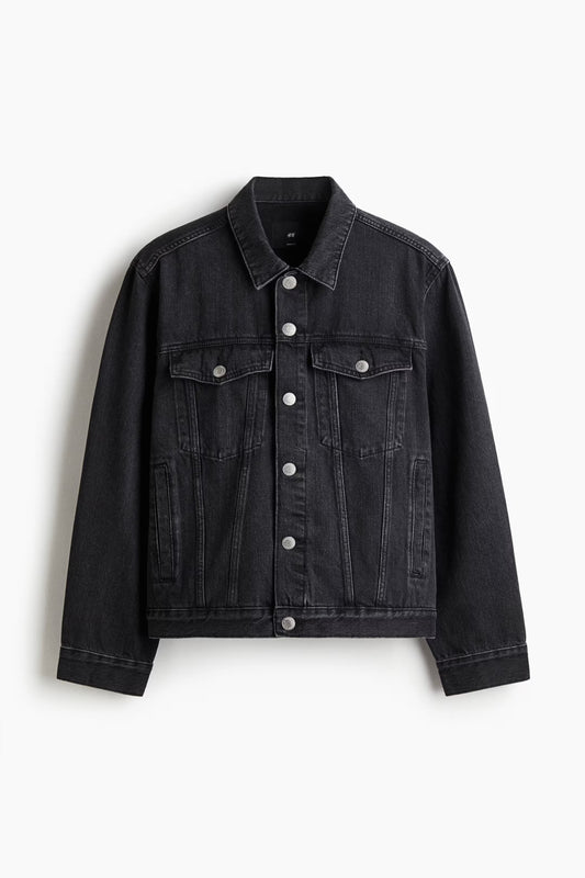 Denim trucker jacket