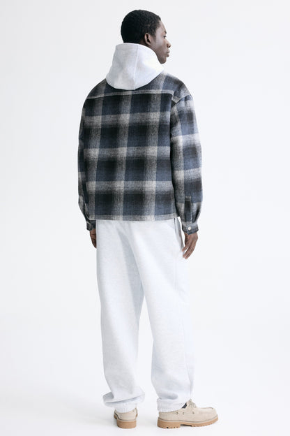 Men’s Plaid Overshirt Jacket | Stylish Casual Winter Wear